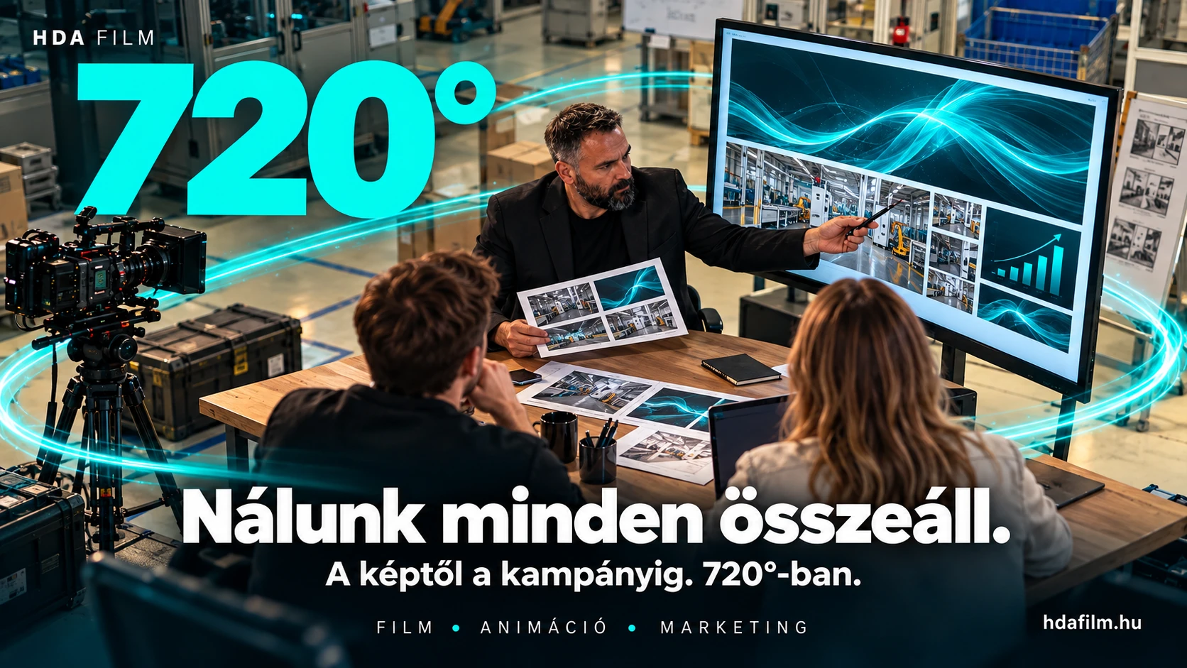 Hda Film kreatív prezentáció és képi tervezés gyártási környezetben