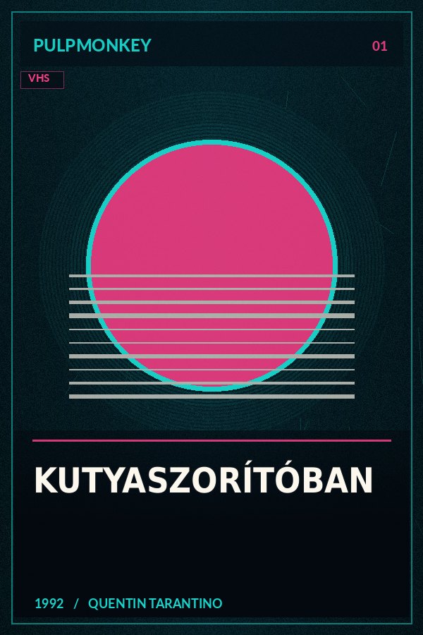 Kutyaszorítóban – PulpMonkey alternatív plakátgrafika