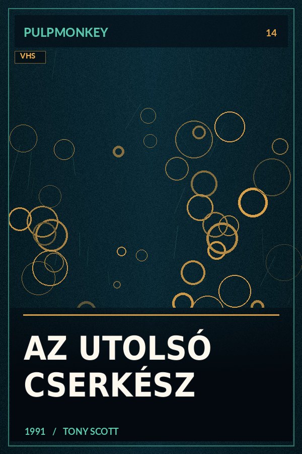 Az utolsó cserkész – PulpMonkey alternatív plakátgrafika