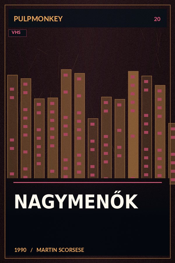 Nagymenők – PulpMonkey alternatív plakátgrafika