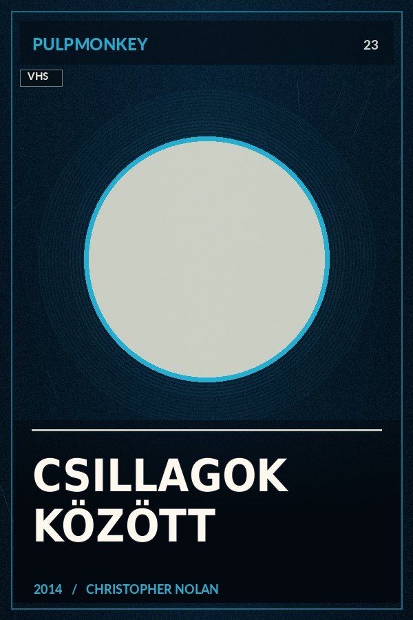 Csillagok között – PulpMonkey alternatív plakátgrafika