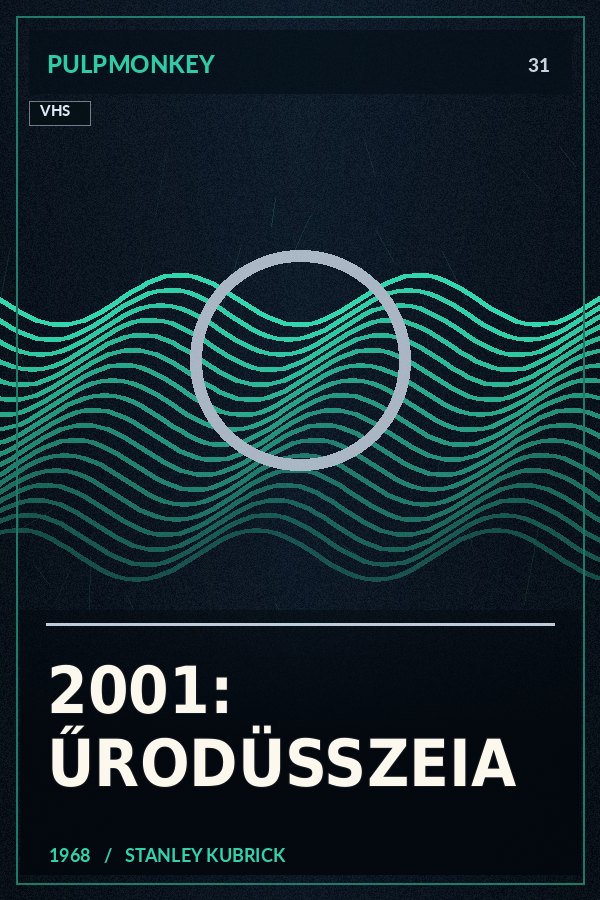 2001: Űrodüsszeia – PulpMonkey alternatív plakátgrafika