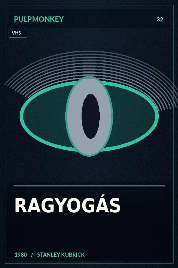 Ragyogás – PulpMonkey alternatív plakátgrafika