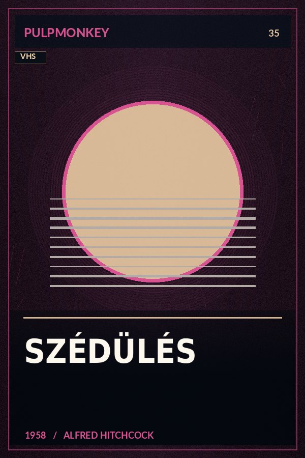 Szédülés – PulpMonkey alternatív plakátgrafika