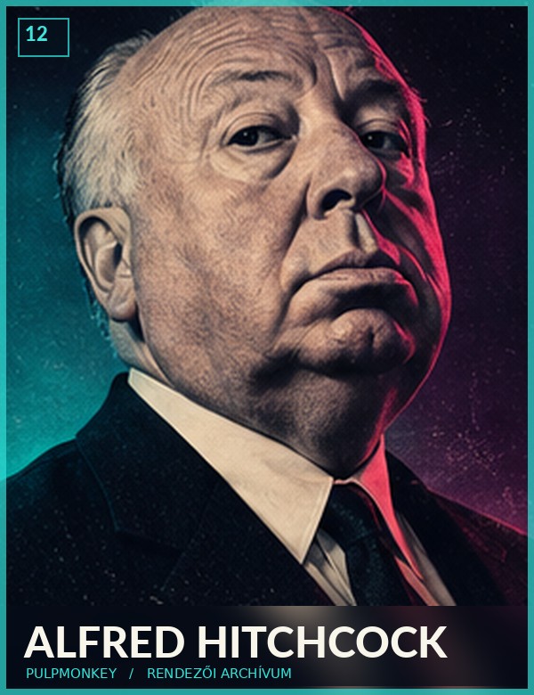 Alfred Hitchcock – stilizált portré